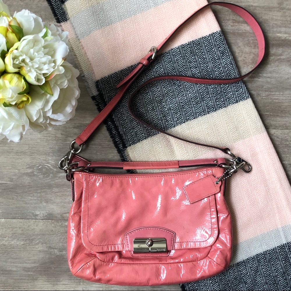 Coach Kristen Patent Leather Crossbody Satchel